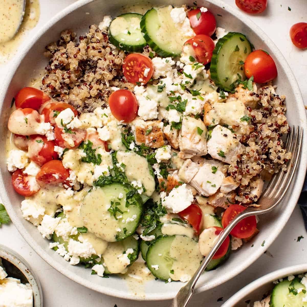 Mediterranean Quinoa Bowl