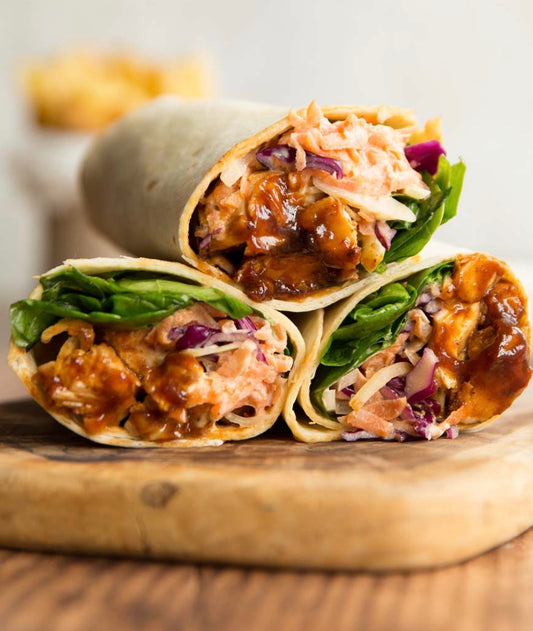 BBQ Chicken Roti Wrap
