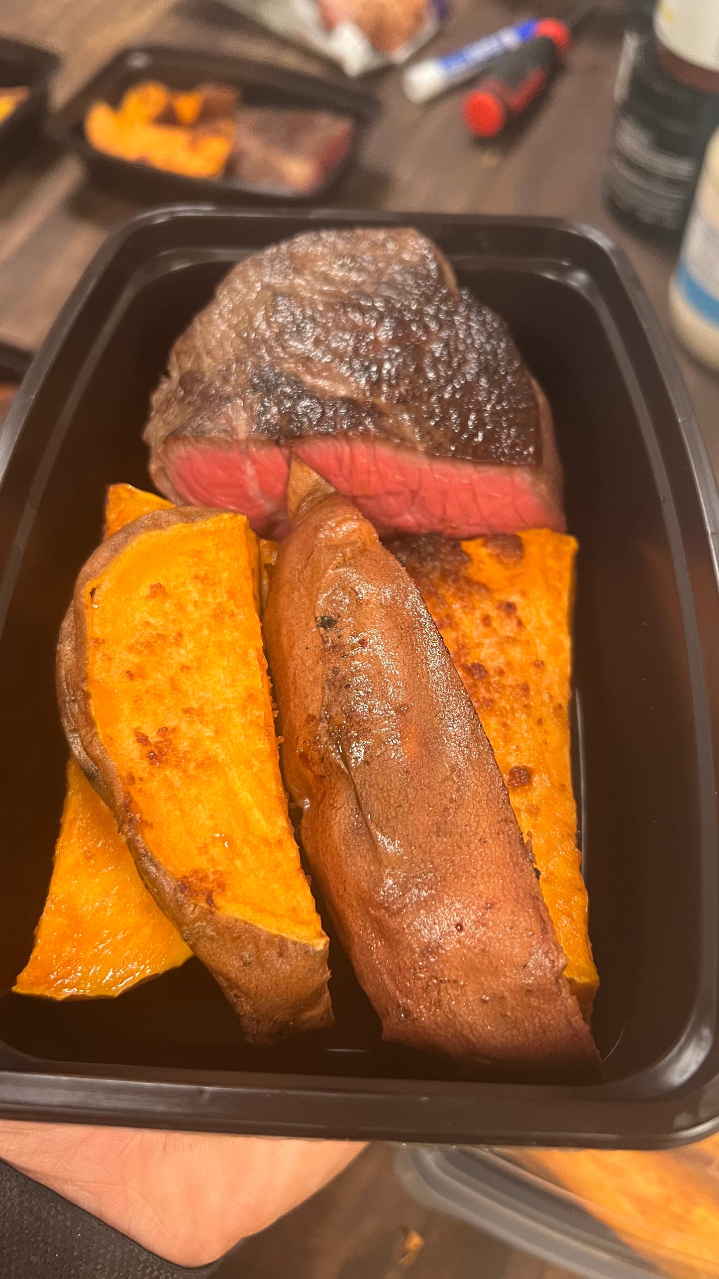 Steak and Sweet Potatoes