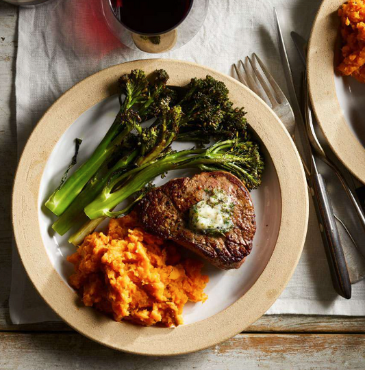 Steak and Sage Sweet Potato Mash