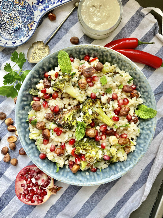 Lemon Tahini Quinoa Salad